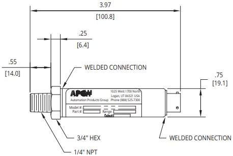 Apg Pt L Pressure Transducer User Manual