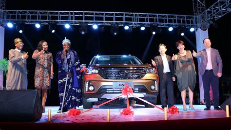 gac motor launches  flagship vehicle gs  nigeria