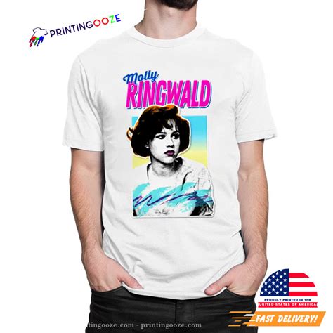 Painting 80s Molly Ringwald Fan Art Tee Printing Ooze