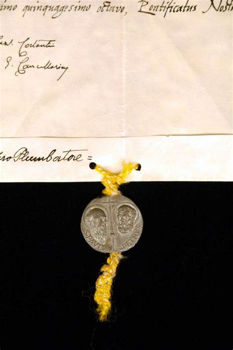 Papal Bull, Dated 1958: Pope Pius XII – Papal Artifacts