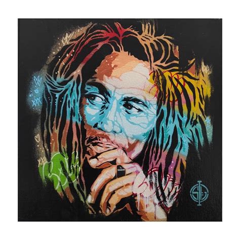 Peinture Bob Marley Par Sufyr Carr D Artistes