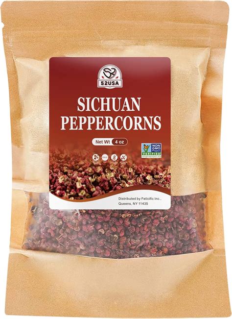 52USA Szechuan Peppercorns 4OZ Sichuan Red Peppercorns Tingly