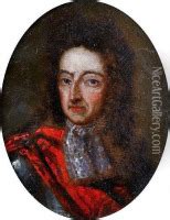 Portrait Of King William Iii Bust Length Inarmour Oil Painting