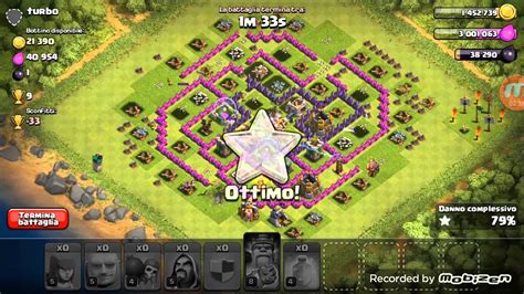 Clash Of Clans Ita Attacco Con Giganti Maghi Ed Arcieri Youtube