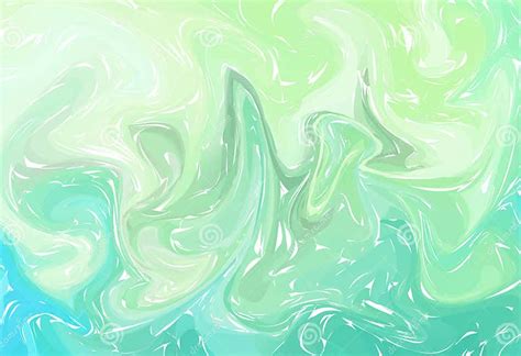 Fluid Colorful Shapes Background Blue Green Trendy Gradients Fluid Shapes Composition Stock