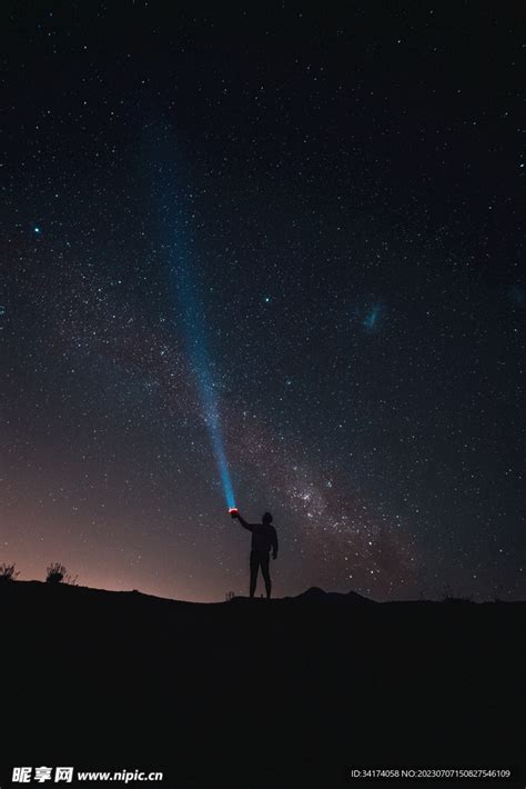 星空摄影图__自然风景_自然景观_摄影图库_昵图网