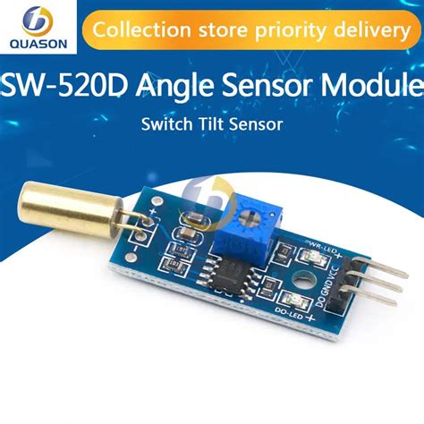 1PCS Golden SW520D SW 520D Angle Sensor Module Ball Switch Tilt Sensor