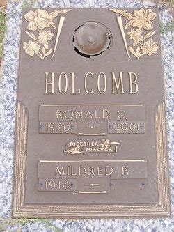 Ronald Clifford Holcomb M Morial Find A Grave