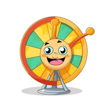 Spin The Wheel Clipart Cartoon Squishy Character On A Spinning Wheel ...