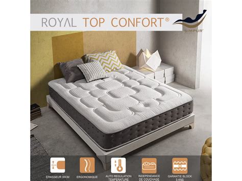 Matelas X Mousse Royal Top Mousse De Confort Multizone