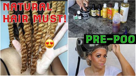 Best Pre Poo Routine For Natural Hair Moisture Retention Hair