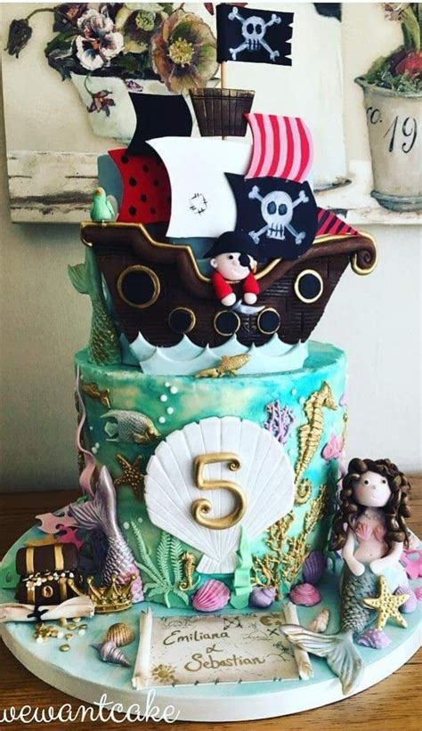 Pirate Cake Pirate Theme Pirate Party Pirate Birthday Mermaid