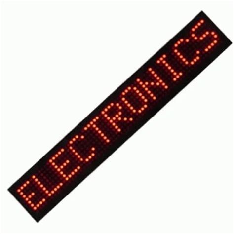 Outdoor LED Moving Message Display Viewing Distance 200 To 300 M At