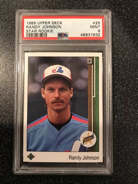 Shop Discount Online 1989 Upper Deck 25 Randy Johnson Rookie Card PSA