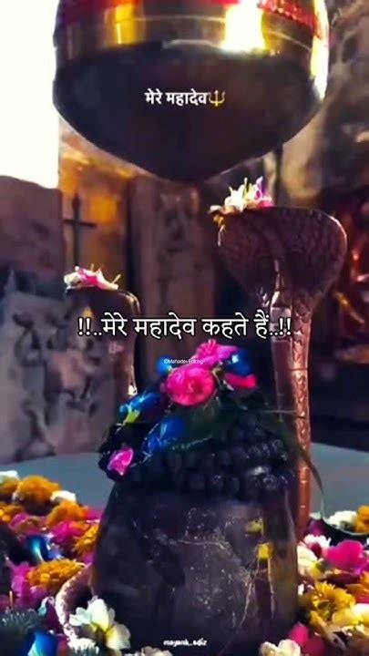 🔱🕉️ मेरे महादेव कहते हैं के 🌿🕉️🔱 Mahadev Mahadevbhakt Mahadevstatus