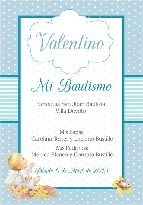 Plantillas De Invitaciones De Bautizo Gratis Para Editar Te Mostramos Acá Unas Bellas Inv