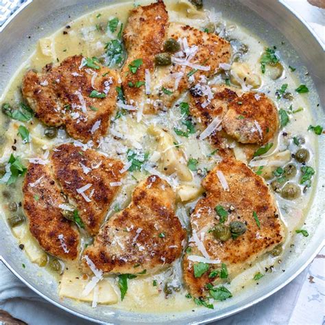 This Artichoke Chicken Piccata Is The Perfect Weekend Dinner Idea