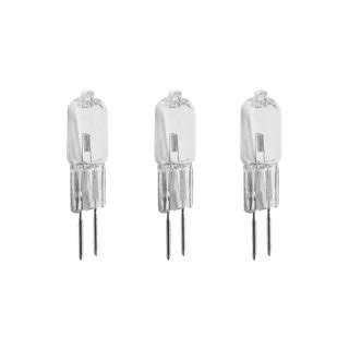 3 x Müller Licht Halogen Stiftsockellampe 35W GY6 35 klar 520lm warmw