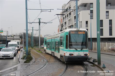 Tram Sur La Ligne T Ratp Bobigny Photos De Trams Et Autres