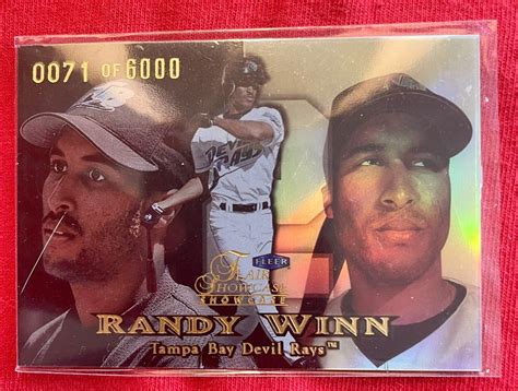 Flair Showcase Randy Winn Row Seat Pristine Ebay