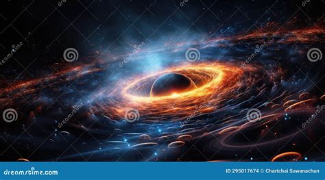 Illustration of a Quantum Black Hole this Shows the Mysterious Nature of Quantum Gravity by ...