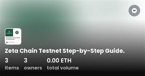 Zeta Chain Testnet Step By Step Guide Collection Opensea