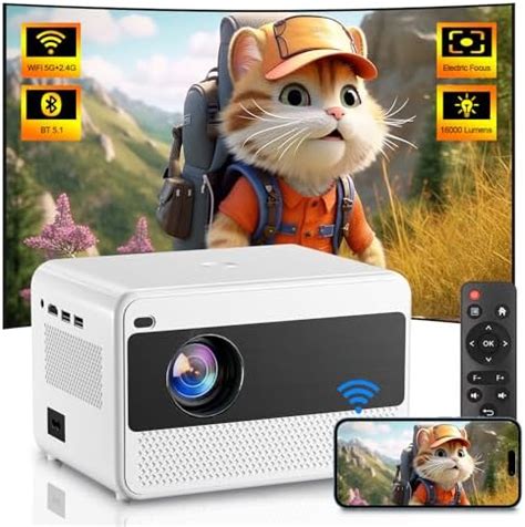 Projector With G Wifi Portable Video Projector Lumen Native