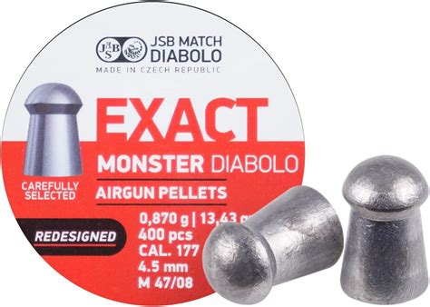 Amazon Predator Polymag JSB Redesigned Monster Pellets 177 400