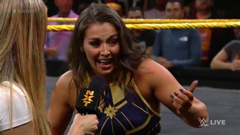 Tegan Nox Vs Taynara Conti Wwe Nxt Oct 16 2019 Youtube