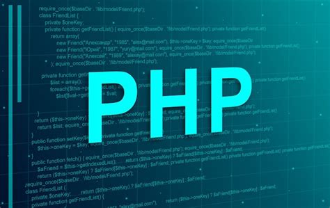 Premium Photo Php Programming Code Abstract Technology Background