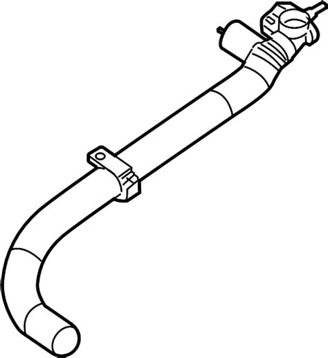 2024 Nissan Armada Radiator Coolant Hose Upper 21501 3NT5D