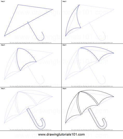 How To Draw A Umbrella Drawing Rjuuc Edu Np