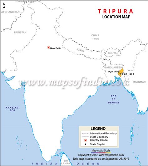 Tripura Political Map