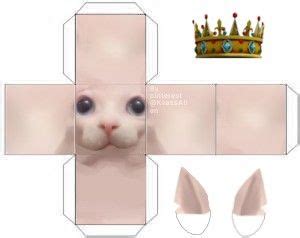 Cubecraft Papercraft Meme Cat King Bingus Artofit