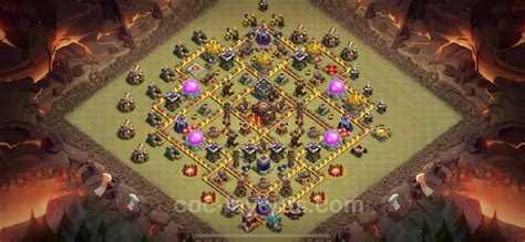 Best Anti 2 Stars War Base Th10 With Link Anti Everything 2024 Town