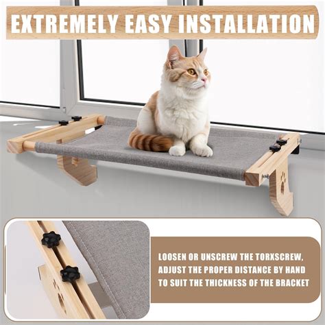 Percha Para Ventana Para Gatos Cama Ajustable Para Ventana De Gato