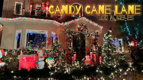 🎄 Candy Cane Lane El Segundo Los Angeles December 2022 Christmas