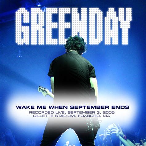 Wake Me Up When September Ends (Live DMD Single) | Discogs