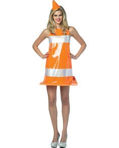 Traffic Cone Costume Adult Orange Cone Costume Cosplay Costumes