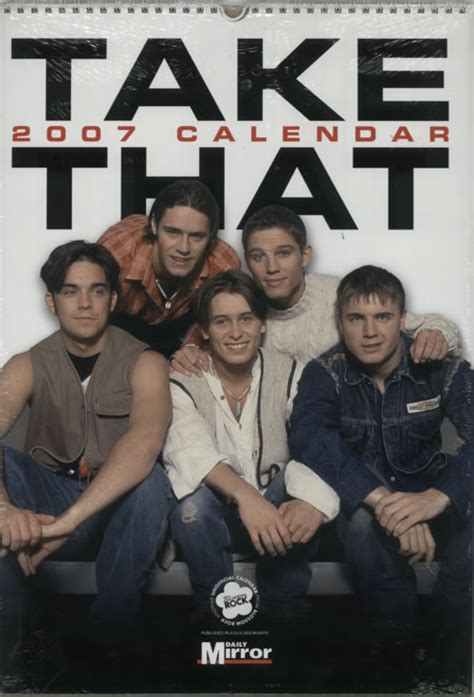 Take That 2007 Calendar Uk Calendar 357724 1846200652