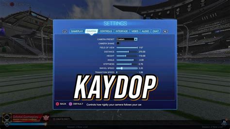 Rocket League Kaydop Pro Settings In Desc Youtube