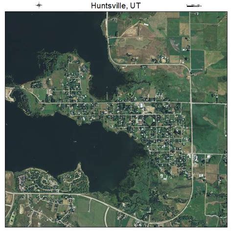 Aerial Photography Map of Huntsville, UT Utah