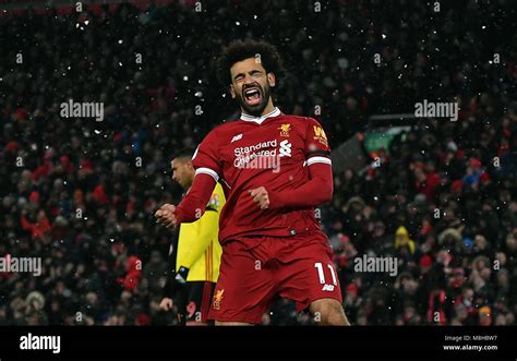 Salah Celebrates Hi Res Stock Photography And Images Alamy