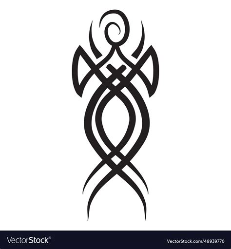 Nordic Tribal Pinstripes Royalty Free Vector Image