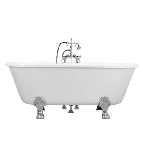 Classic Acrylic Claw Tub With Shower Cflc 403 Clawfoot Tubs And