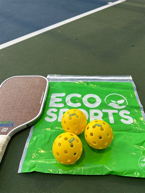 hole outdoor pickleball balls compostable recyclable pickleballs