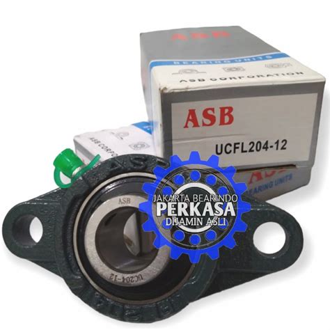 Jual PILLOW BLOCK UCFL 204 12 AS 3 4 INCHI MERK ASB Jakarta Barat