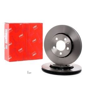 DF2803 TRW Brake Disc Vented, Painted, High-carbon