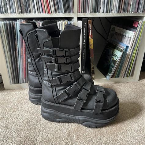 Demonia Neptune 210 Platform Boots Size Mens 11 Depop