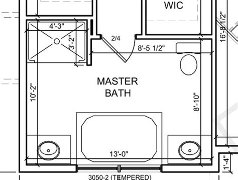 Master bath layout - tub placement